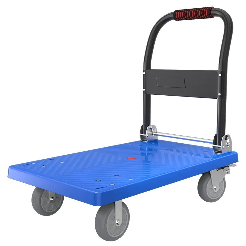 trolley truck trolley pulling goods flatbed truck silent foldable portable trailer