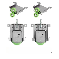 2pcs sliding door  OPK paddle pulley wheel for cabinet sliding door top/bottom wheel wooden door roller silent bearing pulley