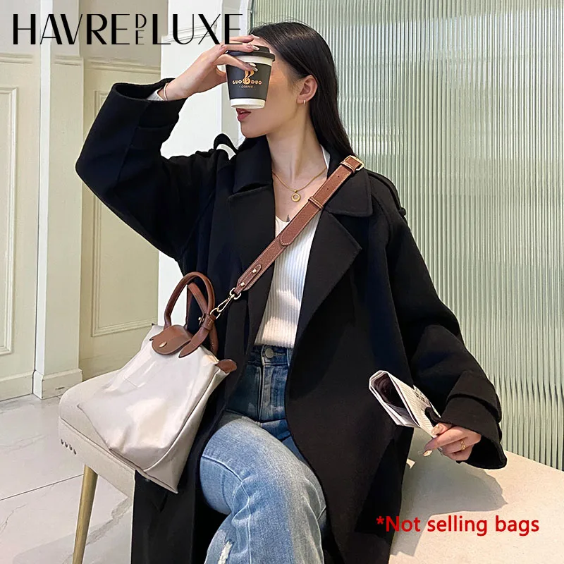 Leather Replacement Crossbody Bag Strap For Longchamp Small Bag Shoulder Strap Without Punching Modification Bag Accessories