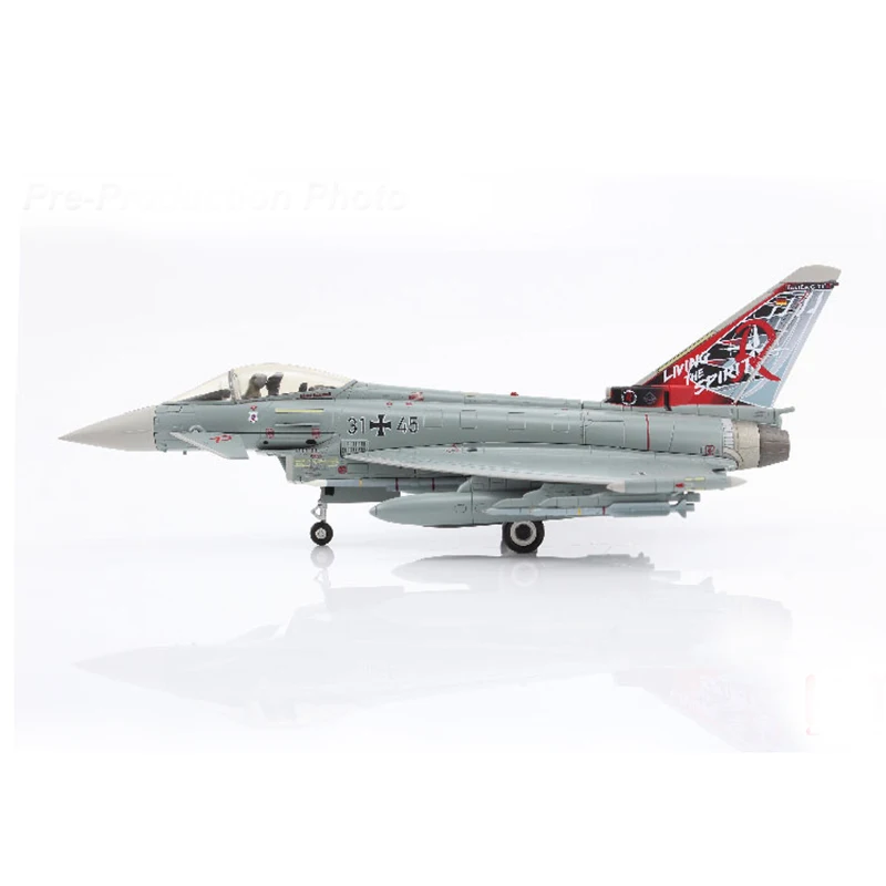 

Die cast German Air Force EF-2000 Typhoon Fighter Militarized Combat 1:72 Proportional Alloy and Plastic Simulation Men's Gift