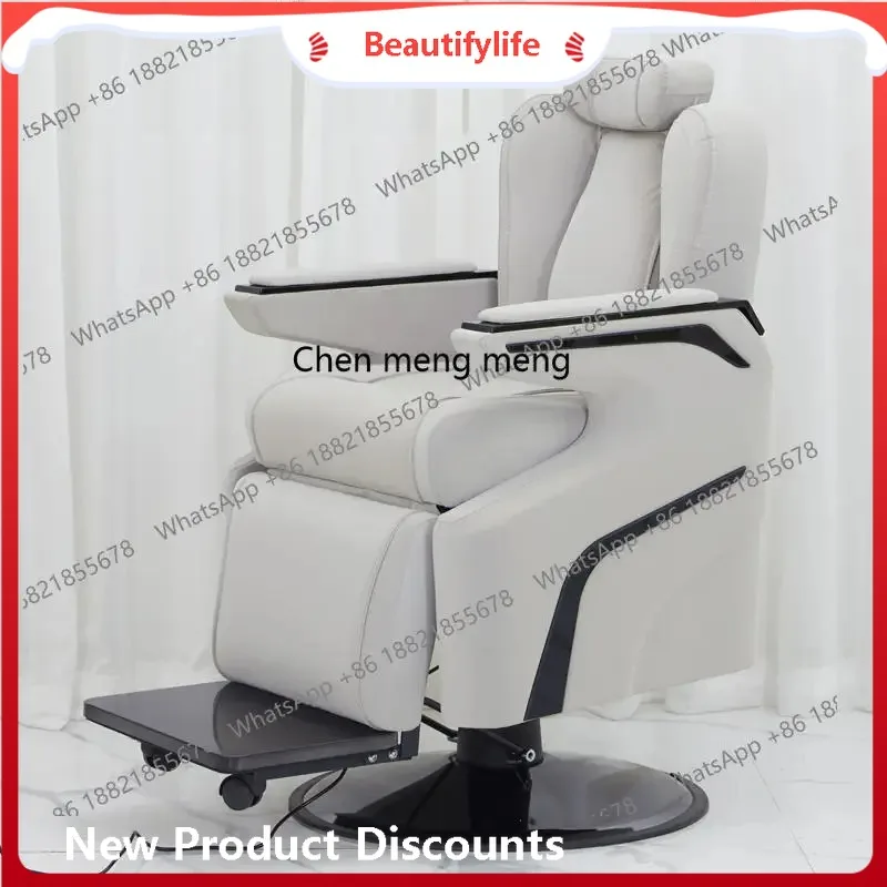Hair chair barber shop special rotating lift household modern simple massage chair H