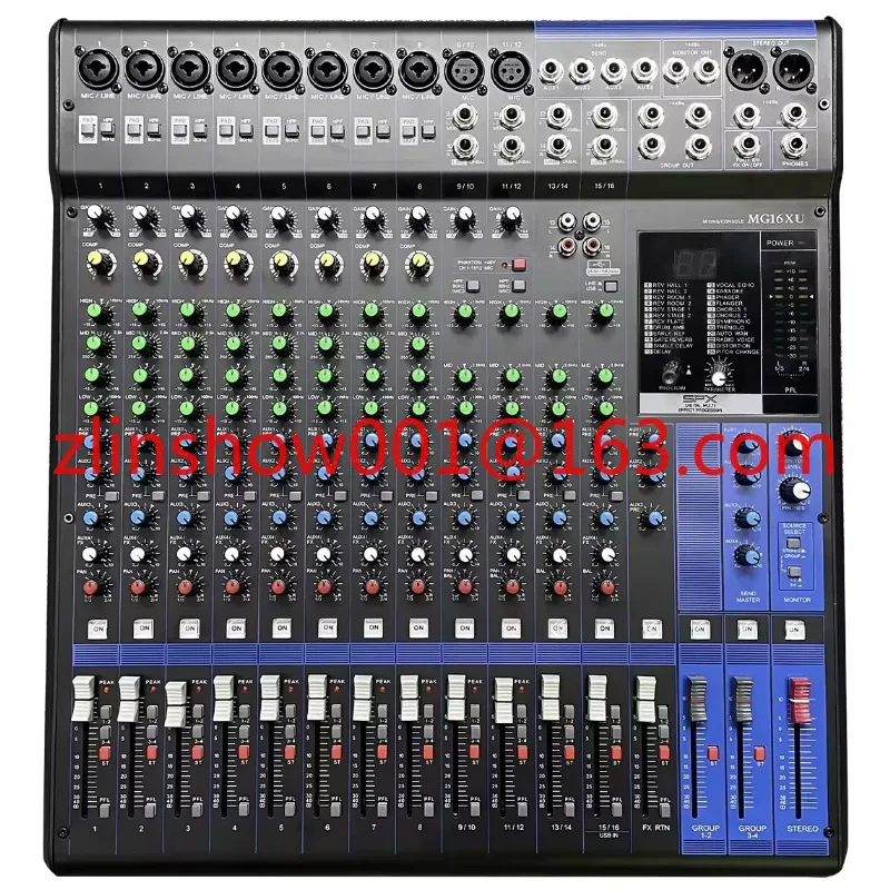 MG Professional Mixer MG16XU Road Stage Wedding Performance Phantom Effect Mixer