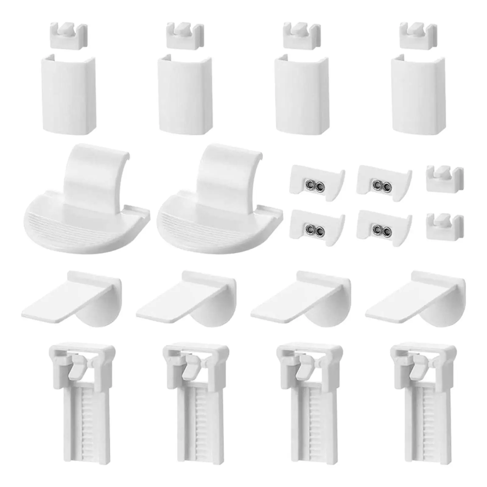 Pleated Blinds Clamp Holder Portable Spare Parts for Dorm Office Farmhouse
