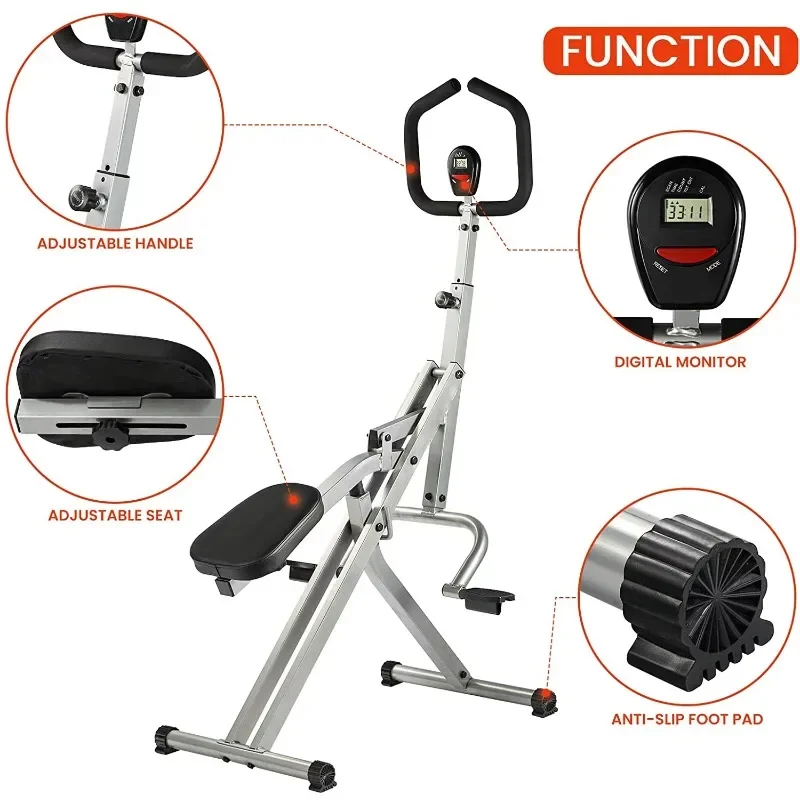 Máquina de Equitación para Ejercicio en Casa, Simulador de Montar a Caballo para Entrenamiento del Core y Moldeamiento Corporal en Casa