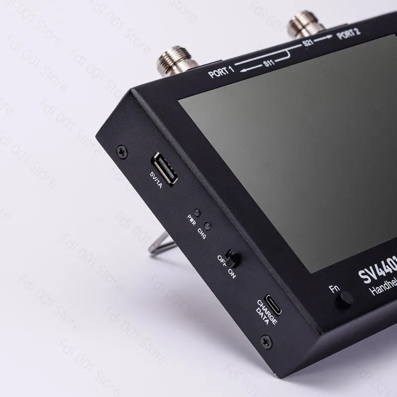Handheld vector network analyzer and standing wave ratio tester 50KHz-4.4GHz7 inch touch screen SV4401A