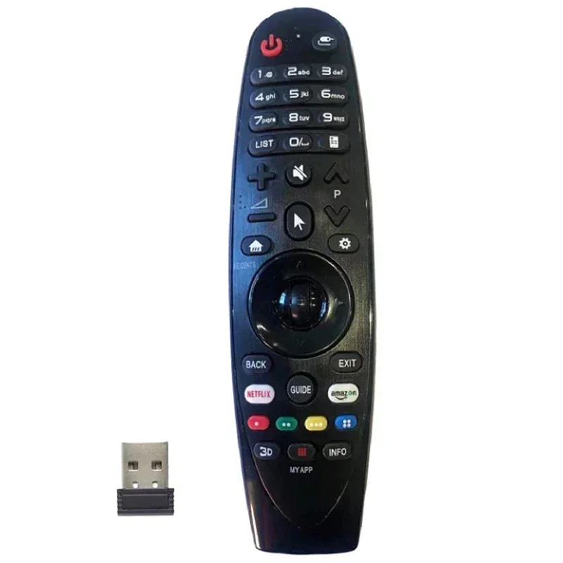 MR650A Smart TV Remote Control Home Television Wireless Remote Control LCD TV Controller for Replacement,Fall Resistant,Black