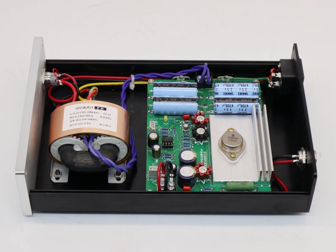 Tubo selado ouro studer regulado ultra-baixo ruído fonte de alimentação linear dc 5v 9v 12v 24v para dac amanero xmos 12au7 6n3 6j1 tuen