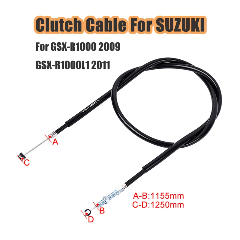 

Motorcycle Adjustable Clutch Control Cable Line Wire Rope For Suzuki GSX-R1000 GSXR1000 GSXR GSX-R 1000 L1 2009 2011 1000CC