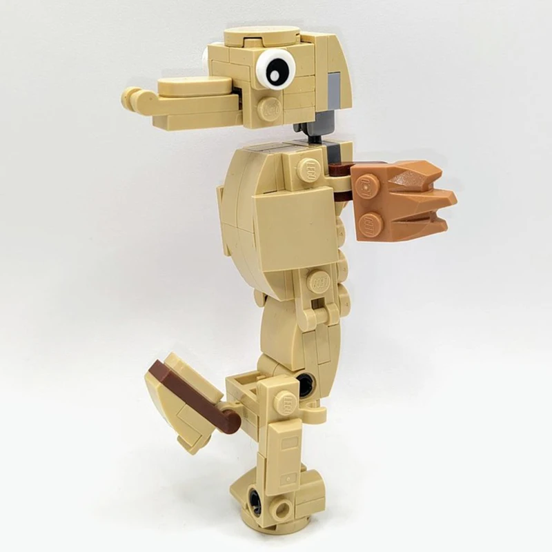 74 قطعة MOC Creator Seahorse تمثال محيطي مفصلي لتقوم بها بنفسك نموذج اللبنات ألعاب عيد ميلاد هدية