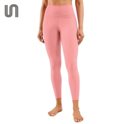 Damskie legginsy Casual legginsy do biegania fit getry do treningu jogi Running Yoga spodnie gimnastyczne 25 cali żebrowane wysokiej zwężone