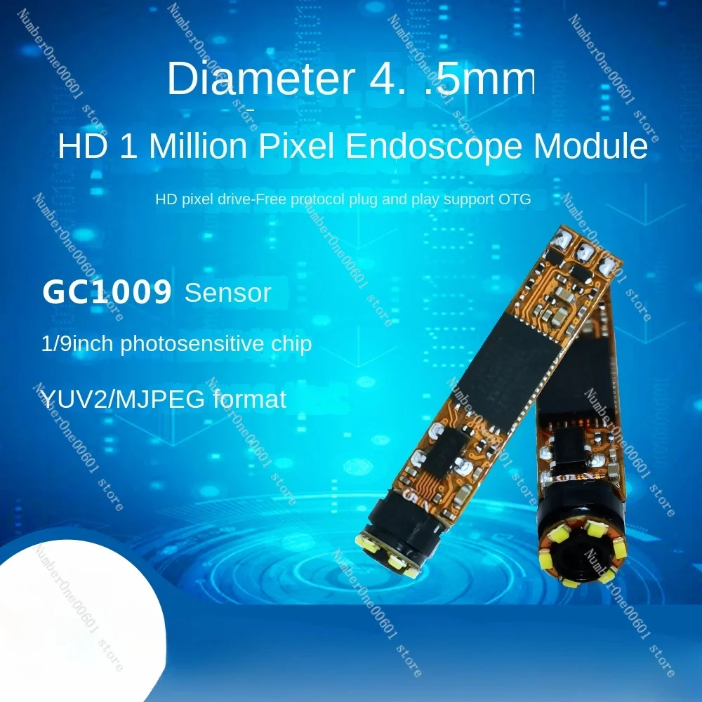 N745 4.5mm Diameter 720P/100W High-definition Endoscope