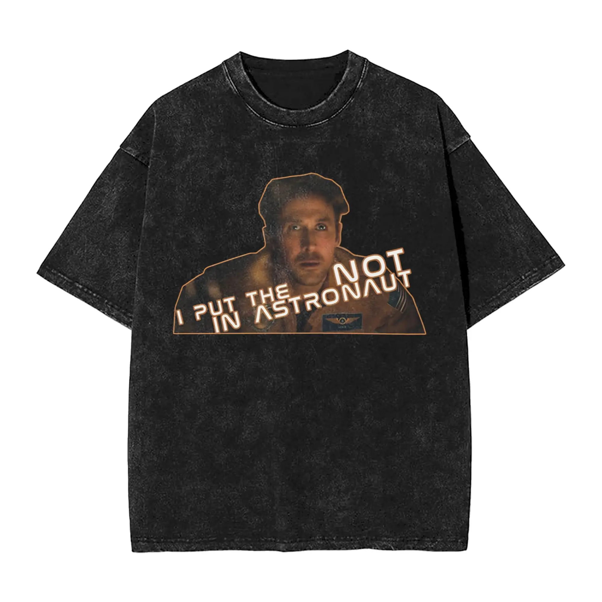 Project Hail Mary Ryan Gosling as Ryland Grace T Shirt Beach Retro T-Shirts Cotton Novelty Tee Shirt For Men Pattern Top Tees