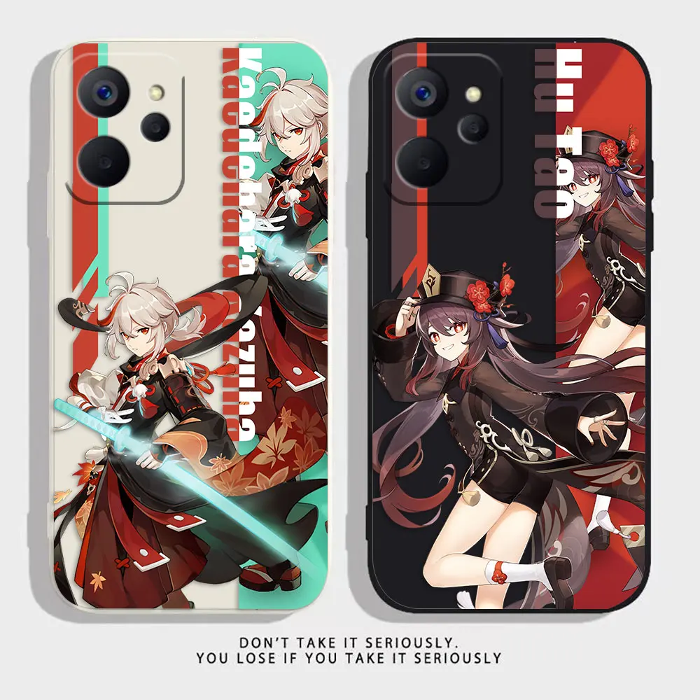 

Genshin Impact Anime Girl Phone Case For OPPO Realme 10 9 8 8I C30 C31 C33 C35 C55 GT NEO 2 3 NARZO 50 5G Case Funda Shell Capa