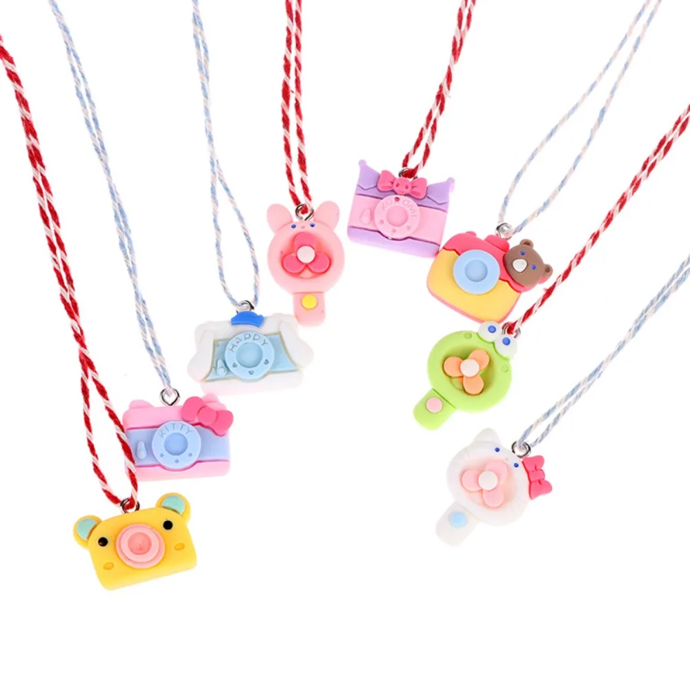 Dollhouse Miniature Dollhouse Cartoon Camera Simulation Toys Camera Cute Mini Cartoon Doll Fan Fan Shape Mini