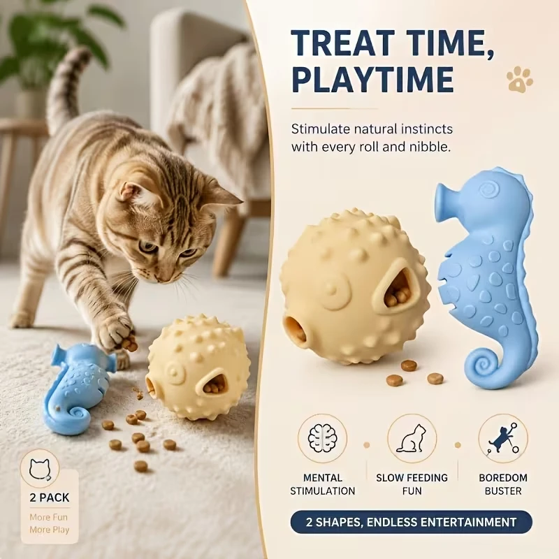 Cat Mint Pet Toy Interactive Pufferfish Silicone Toy Leak Feeding Feeding Tool Self Fun Grind Teeth Relieve Boredom Cat Toy