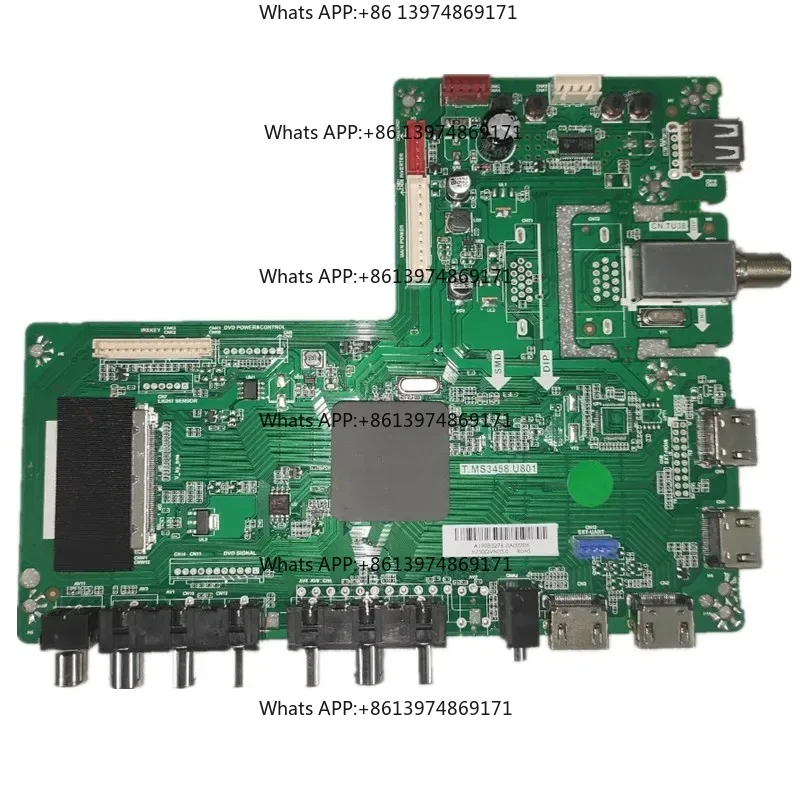 T.MS3458.U801 Материнская плата для 4K телевизора. Перед отправкой проверьте фактические фотографии.