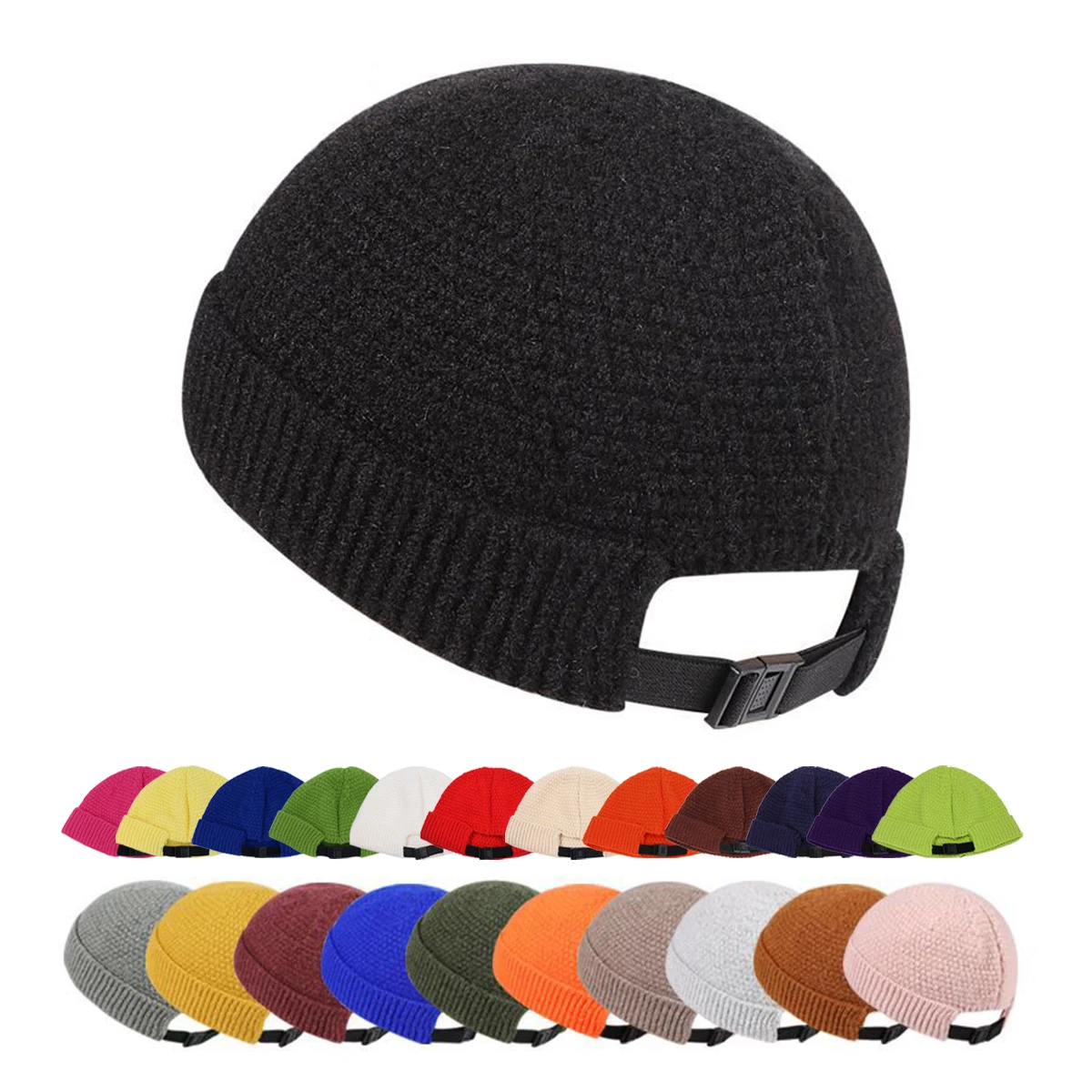 2023 NEW Baseball Cap Man Knitted Beanie Warm Soft Winter mens Hats Landlord Hip Hop Hat Skull Caps Outdoor women Rolled Bonnet