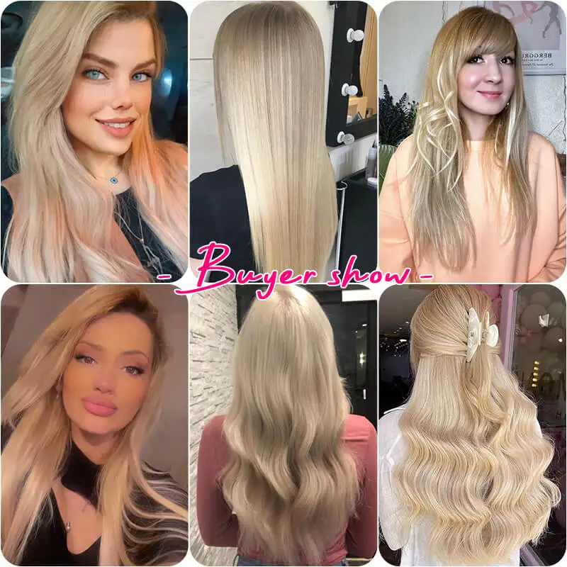 Naadloze Pu Clip Ins Haar Verlenging Menselijk Haar 7 Stks/set Met Volledig Hoofd Steil Haar Clips Voor Vrouwen 12-24Inch Gratis Verzending