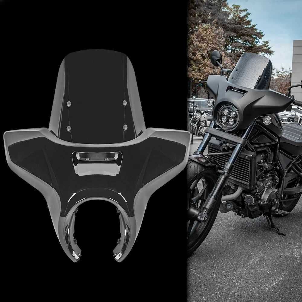 Motorcycle Windscreen Windshield Headlight Cover Fairing For Honda CMX1100 CMX 1100 2021 2022 2023
