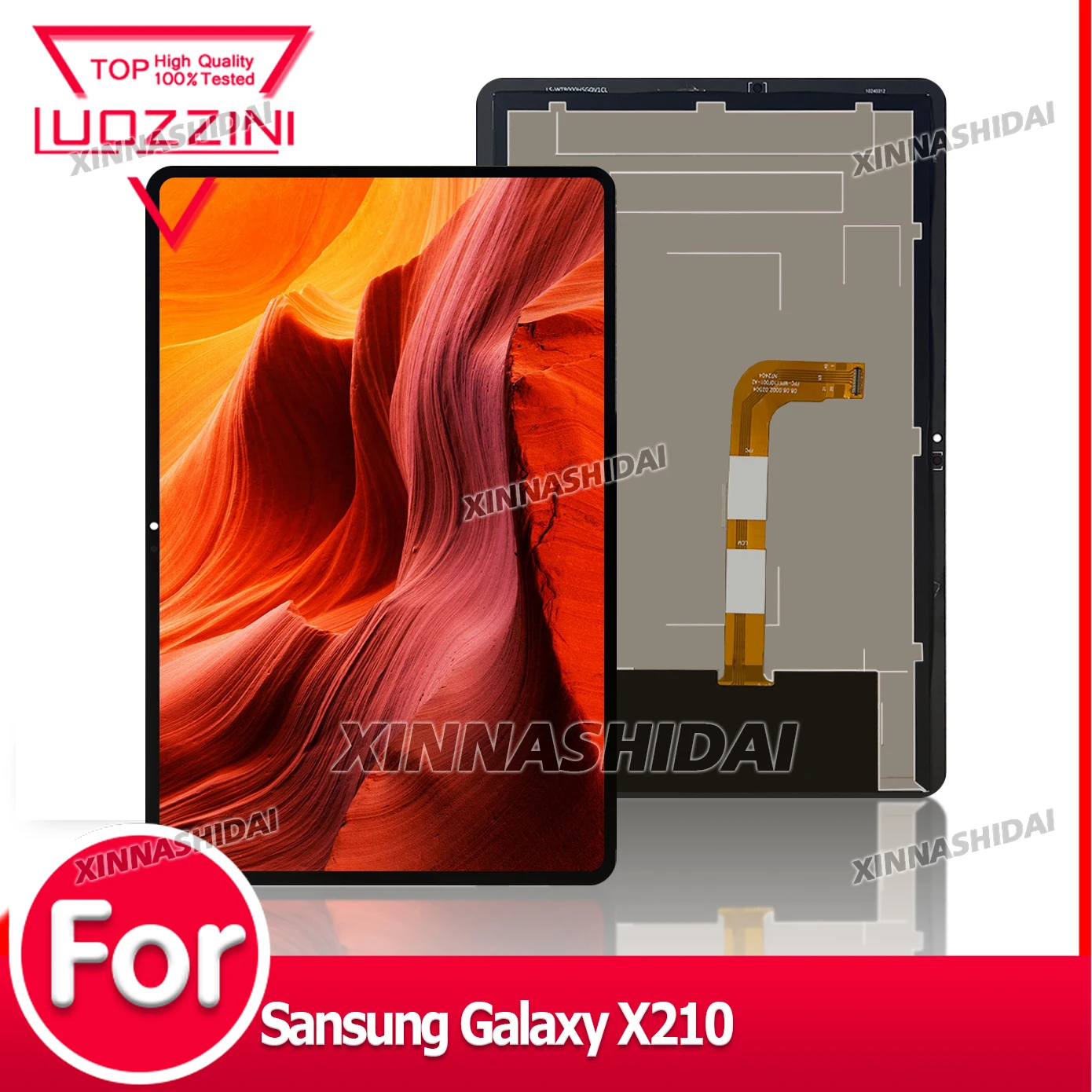 

Протестировано для Samsung Galaxy X210, ЖК-дисплей, сенсорный экран, дигитайзер для Galaxy X210, запасные части в сборе
