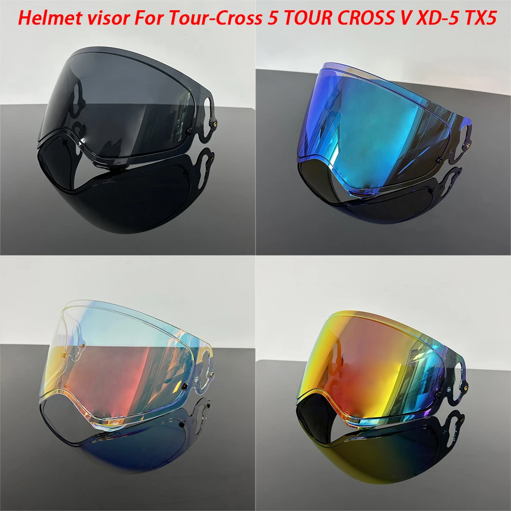 

Мотоциклетный шлем, козырек, очки, покрытие серебристо-красного цвета, сменные линзы для Arai Tour-Cross 5 TOUR CROSS V TX5