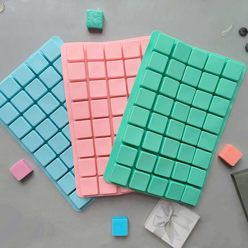 

40 Cavities Square Silicone Molds For DIY Caramel Candy Chocolate Truffles Jelly Ice Tray Mould Cake Baking Decorating Tools