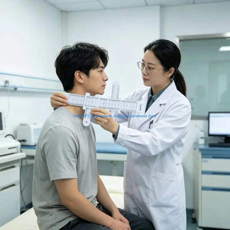 367D Scoliometer Cervical Width Measuring Ruler Lightweight Flexible Scoliosis Meter
