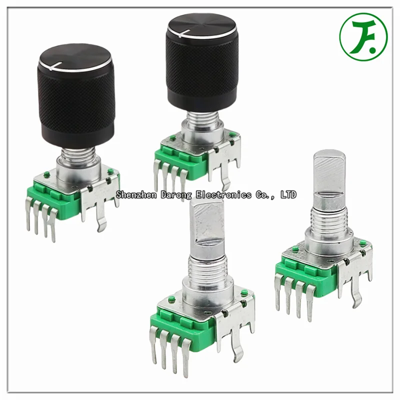 Taiwan Fuge 112 vertical volume effect potentiometer OB2.5K/0B10K 4 pin 360 degree handle length 15MM
