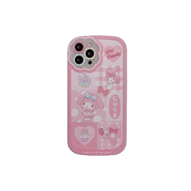 

Kawaii Sanrio Mymelody Cute Cartoon Suitable for IPhone12 Cartoon 11ProMax Mobile Phone Shell XR Apple 13 Girl Xs New Female