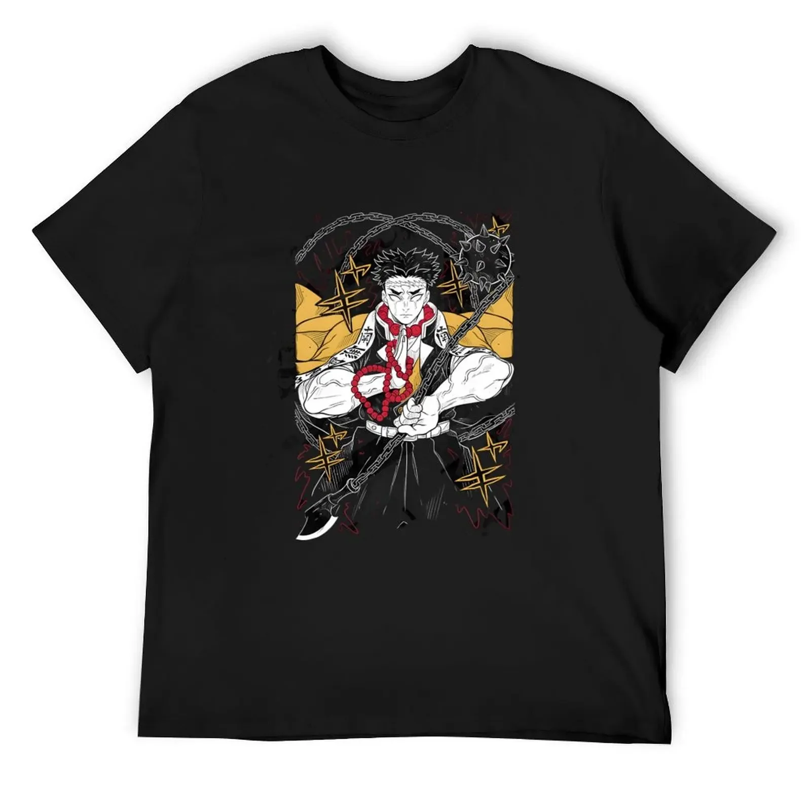 Gyomei Himejima T-Shirt anime stuff hippie clothes t shirt for men