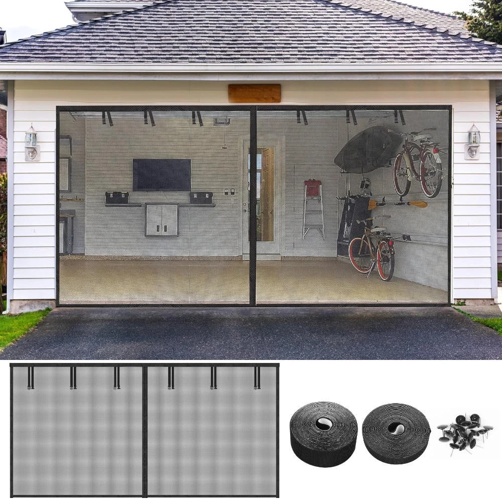 black-garage-door-curtain-magnetic-suction-mosquito-and-dust-prevention-large-door-curtain-double-opening-no-punching-required