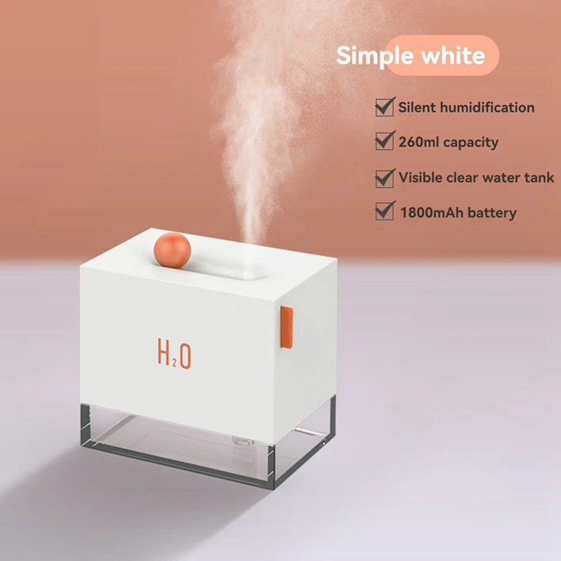 380ml Rechargeable Cool Mist Maker Mini Air Humidifier Aromatherapy essential oil Diffuser usb mini Humidificador