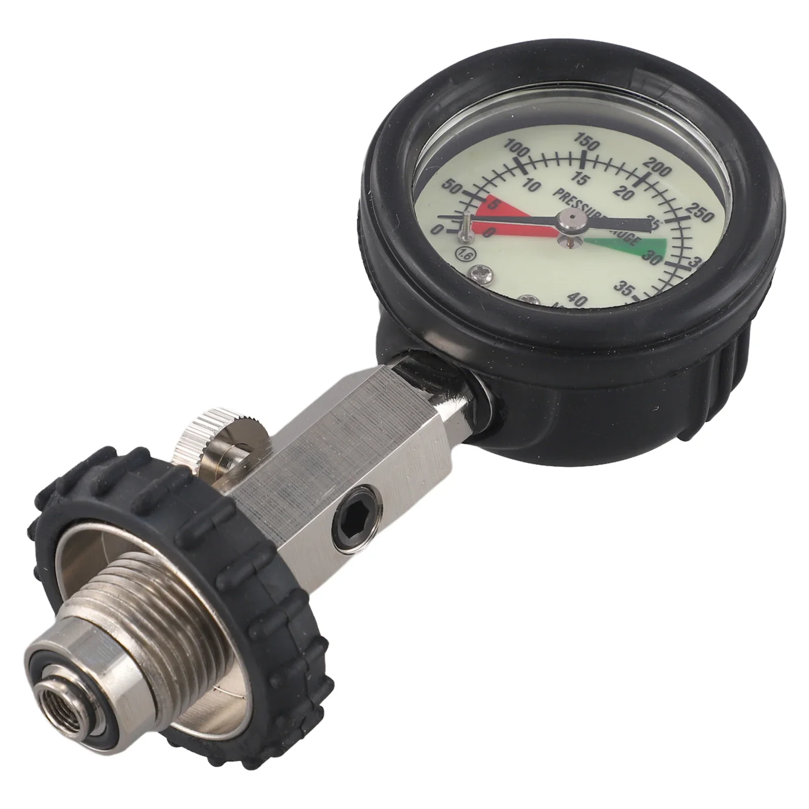 Diving Equipment Safety Monitoring Weight 321g Scuba Diving Pressure Gauge Portable And Lightweight Stainless Steel Material