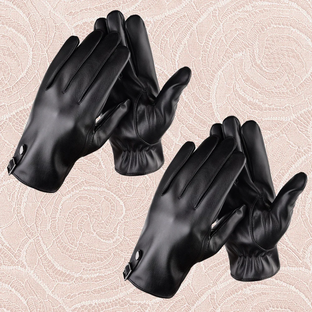 

2pcs Touch Screen Thermal Gloves Waterproof Windproof Anti-Slip Warm Coral Fleece Lining Outdoor Skiing Climbing Riding Gear