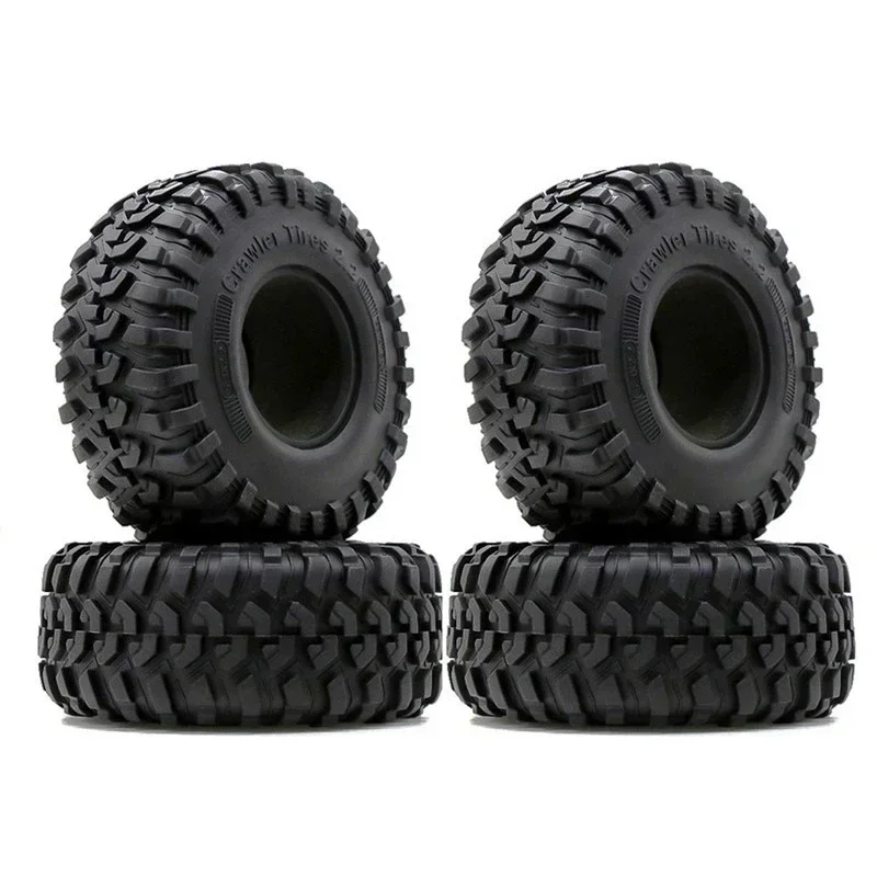 

4pcs 130mm 2.2" Rubber Rocks Tires Tyres for 1:10 RC Rock Crawler Trxs Trx4 Axial SCX10 90047 D90 D110 TF2 RR10 Wraith