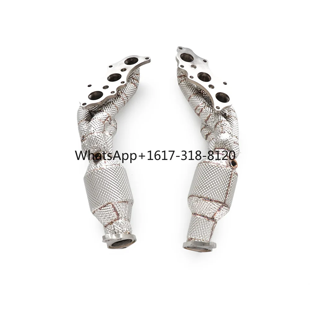 

For To y ota Land Cruiser FJ 4.0 1GR Engine Stainless Steel Falling Catless Exhaust Manifold