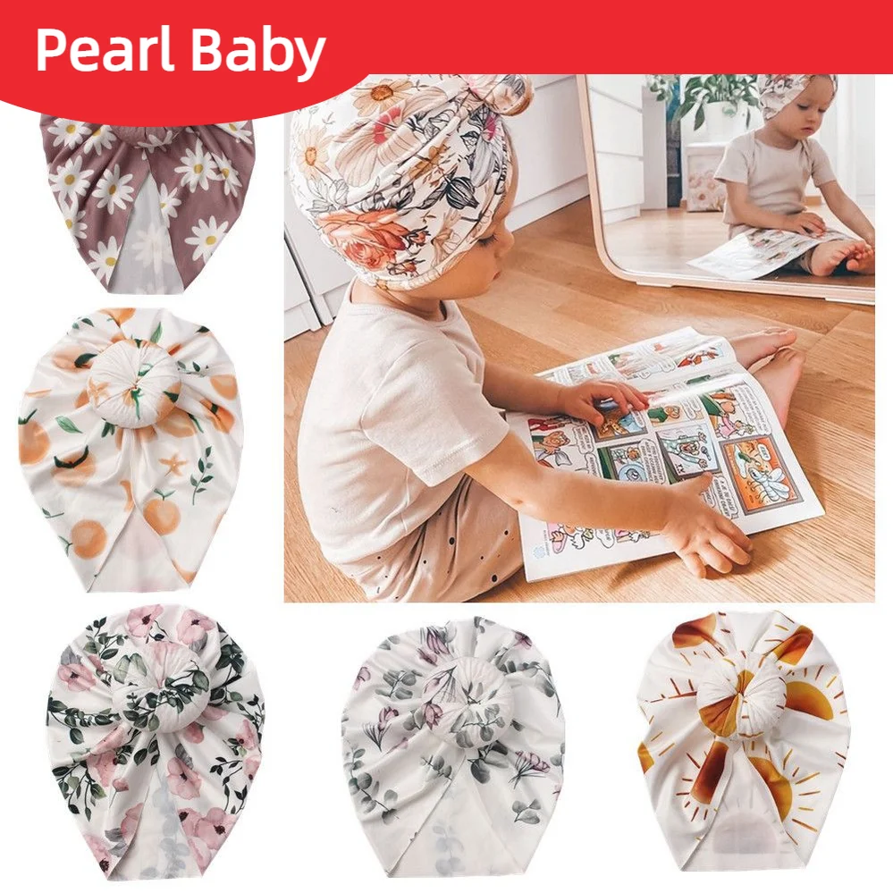 Cotton Winter Baby Caps Baby Stuff Doughnut Baby Hat Soft Baby Girl Hat Turban Infant Toddler Newborn Baby Cap Bonnet Headwraps