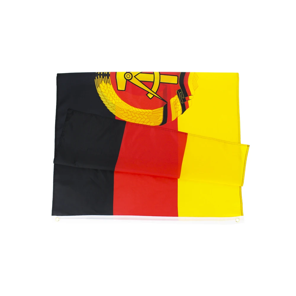East Germany Flag 90x150cm Polyester Banner German Democratic Republic Historical Flag for Decoration Collection Hanging