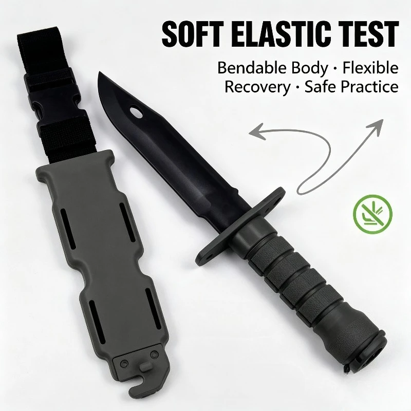 Budget-Friendly Safe Rubber Knife Simulation Model, Harmless Campus Training Prop