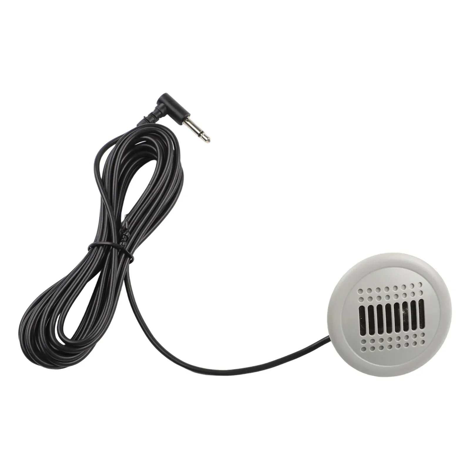 Car Audio Setup 350CM 3.5MM Microphone Car Audio Stereo Microphone Direct Installation Gray Microphone Shell For Mercedes-Benz