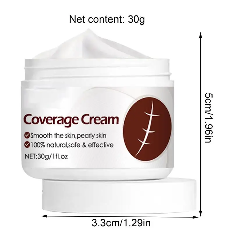 Crema Corporal protectora anticicatrices, Gel portátil para eliminar cicatrices naturales, 30g