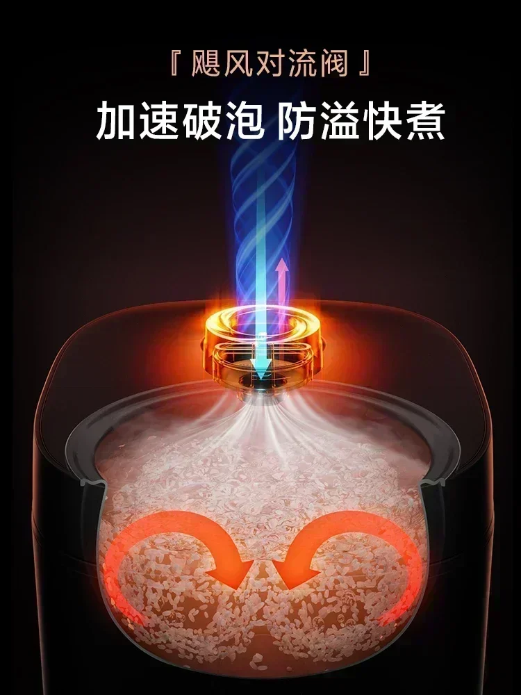 New rice cooker. 4 liters large capacity. Household. Non-stick. Multifunction. Intelligent reservation. Fast cooking.