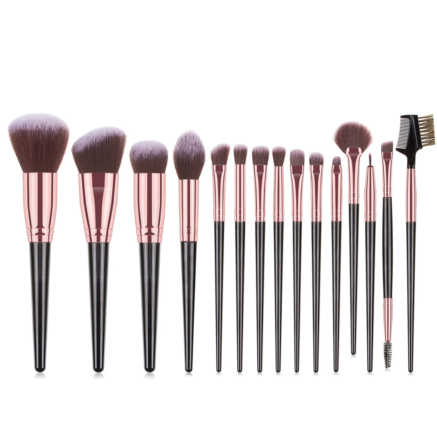 Tragbares Make-up-Pinsel-Set, 15-teilig, Gesichts-Make-up, Beauty-Tools, Make-up-Pinsel-Set