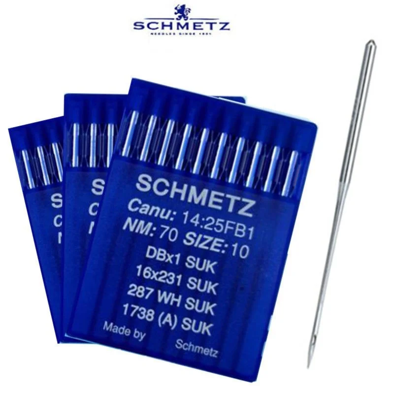 100PCS/10 Boxes SCHMETZ DBX1 16X231 16X95 Needles for JUKI CONSEW BROTHER Sewing Machine