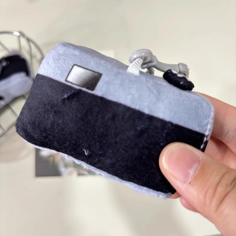 Plush Toys Cute DSLR Cameras Keychains Hanging Accessories Backpacks Plush Pendants Plush Toys Car Interior Decorations Gift
