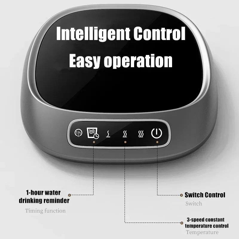 2024 온도 조절 난방 코스터 USB 홈 난방 코스터 3단 조절 난방 55도 항온