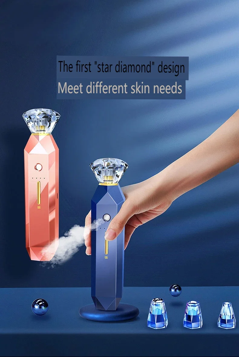 Electric Multifunctional Facial Beauty Device, Remove Blackheads, Exfoliate, Clean Pores, Nano Spray,Moisturize Face Care ML-056