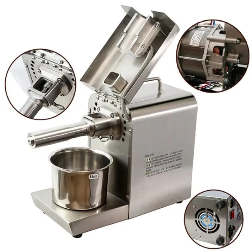 

2024 Cold & Hot Pressing Machine Type and Oil Processing Machine Groundnut Rapeseed Oil Press Machine