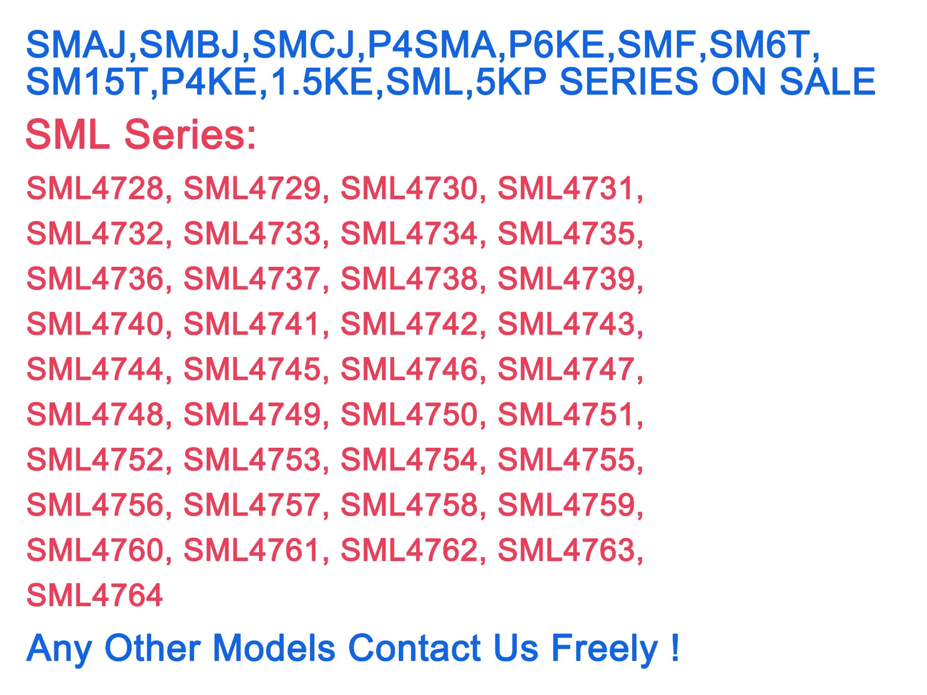 LOCN 1800pcs SML SML4752 SML4753 SML4754 SML4755 SMA DO-214AC SMD High Quality 1N4728 33V 36V 39V 43V