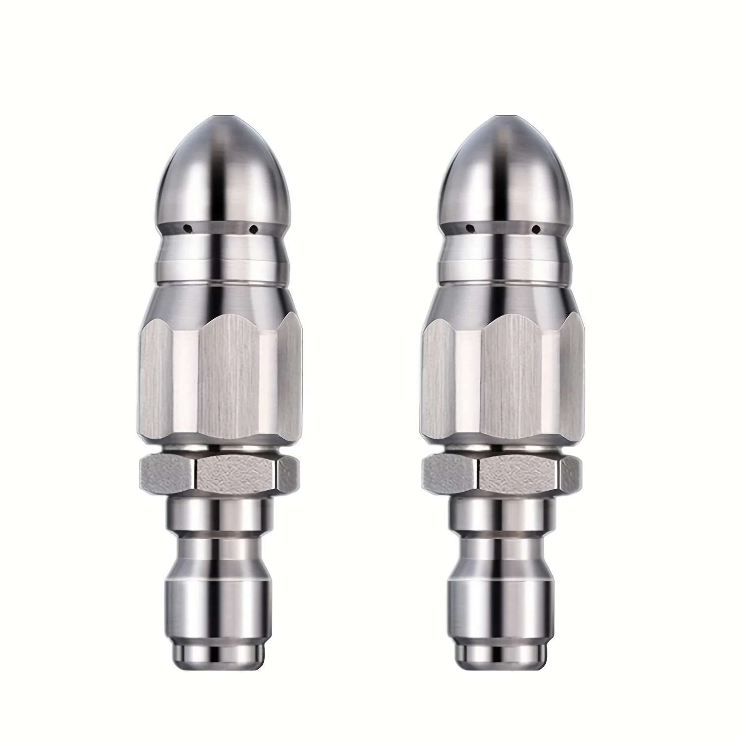 2 Pack 5000PSI Sewer Drain Jetter Nozzle 1/4